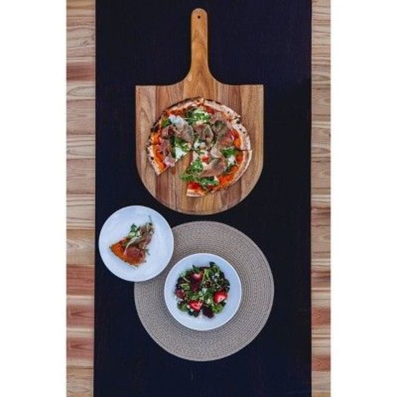 NFL Kansas City Chiefs Acacia Wood Pizza Peel Serving Paddle - Picture 2 of 2